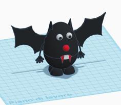 EASTER BAT EGG 3D Printer Model