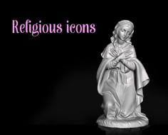 Maria – Scansione Statuine Presepio Di Natale. 3D Printer Model