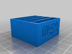 MicroSD Case Organizer 3D Printer Model