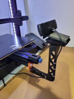 Ender 3v2 Webcam Front-side Mount 3D Printer Model