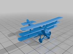 Sopwith Triplane (1/144) 3D Printer Model