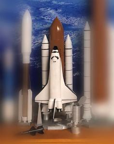 NASA Space Shuttle, 1/200 Scale (remix) 3D Printer Model