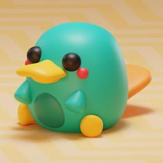 Perry The Platypus 3D Printer Model