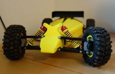 Cheap And Quick RC Car, Easy To Print 3D Printer Model