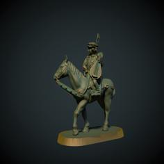 Mounted Bard 28mm (no Supports Needed) 3D Printer Model