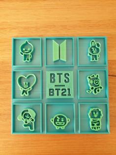 BTS BT21 Picture 3D Printer Model