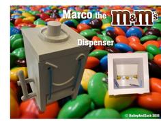 Marco The M&M Dispenser 3D Printer Model