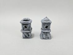 28mm Stone Lanterns (Toro) 3D Printer Model