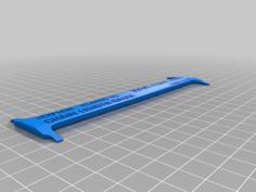 Bike Chain Gauge (solid Remix) 3D Printer Model