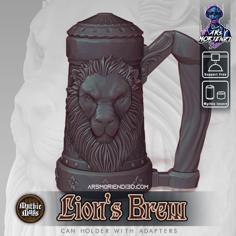 Lion’s Brew – Mythic Mugs 3D Printer Model