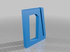 Minimalistic Vinyl Holder 3D Printer Model