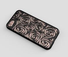 Iphone 7 Rose Pattern Phone Case 3D Printer Model