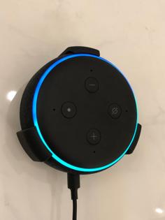 Amazon Echo Dot Gen. 3 Wall Mount 3D Printer Model