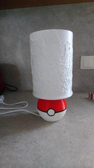 Pokeball Lamp Base 3D Printer Model