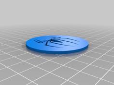 Spider-Man Logo/Keychain 3D Printer Model