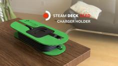 Steam Deck OLED Charger Holder 3D Printer Model