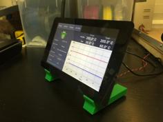 Raspberry Pi Touchscreen Stand 3D Printer Model