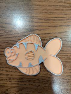 Fish Magnet 3D Printer Model