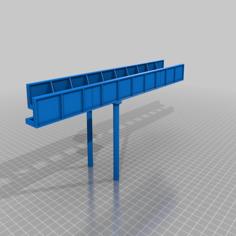 Steel Bridge In H0 / HO 3D Printer Model