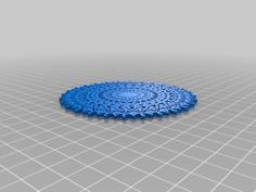 Mandala Coaster 2 3D Printer Model