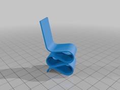 Wavy Chair 3D Printer Model