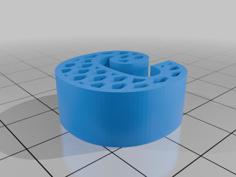 Lattice/Porous Alphabet ‘Cc’ 3D Printer Model