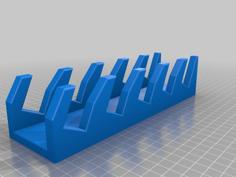 Wall Mount AR Mag Rack 3D Printer Model