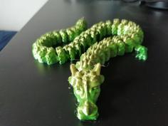 ARTICULATED Rocky Dragon 3D Printer Model