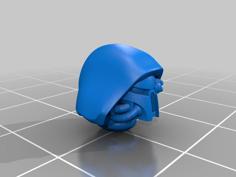 Hooded Heads Repaired And Split 3D Printer Model