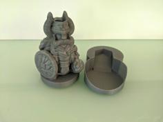 The Next Dice Dwarf – Easy To Print Dice Tower, No Support Needed 3D Printer Model