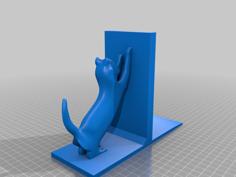 Cat Book Holder2 3D Printer Model