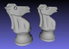 4d-Staunton Full Size Chess Set – Simplified 3D Printer Model