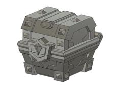 Arcadia Quest Chest Hinged 3D Printer Model