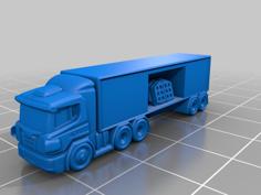 SciFi Vehicle – Scroggan Ambush Truck – 6mm 3D Printer Model