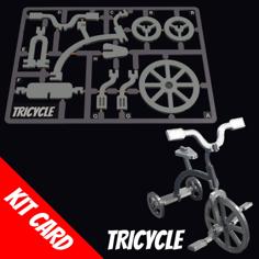 Tricycle Kit Card 3D Printer Model