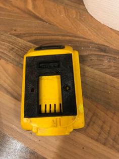 Dewalt Stealth Li-ion Battery Wall Mount 3D Printer Model