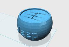 Jeep 5spd Shift Knob 3D Printer Model