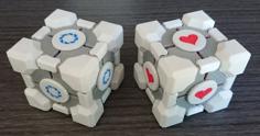 Weighted Storage/companion Cube 3D Printer Model