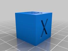 Ukrainian Patriotic Calibration Cube 3D Printer Model