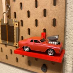 Ikea Skadis Matchbox Hot Wheels Platform 3D Printer Model