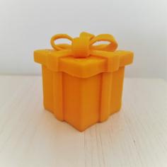 GIFT BOX CHRISTMAS DECORATION 3D Printer Model