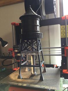 A New Water Tower Near The Shady Rest Hotel, Petticoat Junction 3D Printer Model