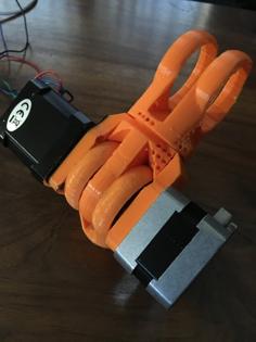 Modular Robotic Arm, Hinge Joint, No Hardware 3D Printer Model