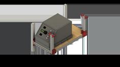 CNC Enclosure Control Box Shelf 3D Printer Model