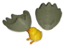 Easter Egg And Chick 3D Printer Model