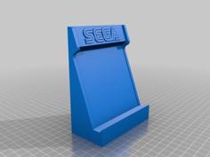 Cabinet Arcade For Smartphones With Sega & Nintendo Logos 3D Printer Model