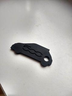 Fiat 500 Keyring 3D Printer Model