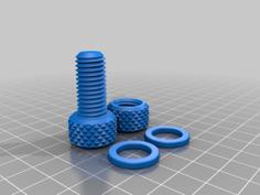 M12x1.75 Bolts And Nuts 3D Printer Model