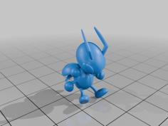 Pokemon Ledian #166 – Optimized For 3D Printing 3D Printer Model