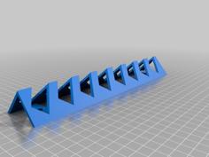 Simple DVD Wall Hanger 3D Printer Model